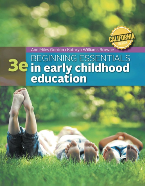 Cover image for book California Edition Beginning Essentials in Early Childhood Education