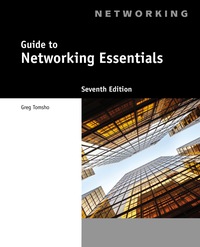 Cover image: Guide to Networking Essentials 7th edition 9781305105430