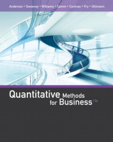 Cover image for book CengageNOW for Anderson/Sweeney/Williams/Camm/Cochran/Fry/Ohlmann's Quantitative Methods for Business, 13th Edition, [Instant Access], 1 term