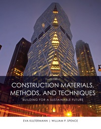Cover image: Construction Materials, Methods and Techniques 4th edition 9781337411073