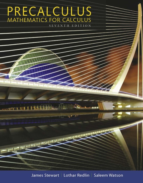 Cover image for book Precalculus: Mathematics for Calculus
