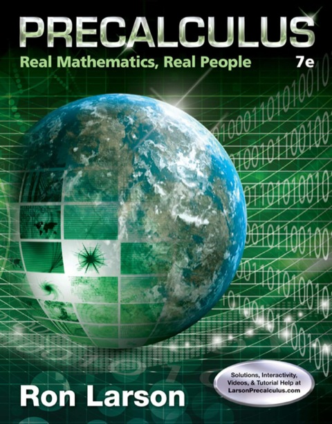 Precalculus: real mathematics, real people - Minha Biblioteca