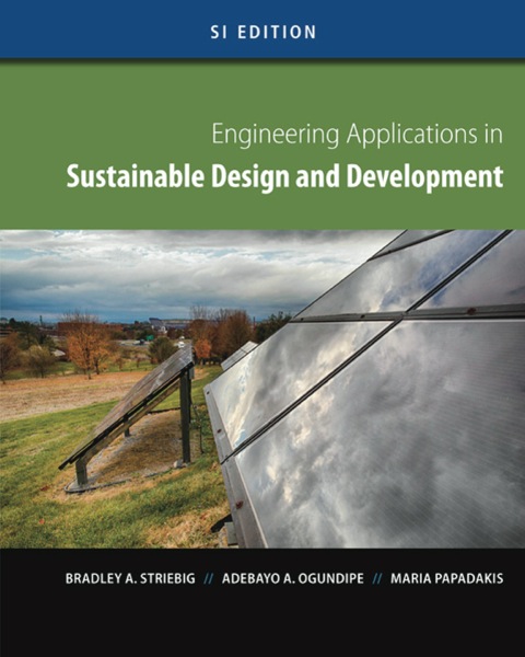 Cover image for book Engineering Applications in Sustainable Design and Development, SI Edition