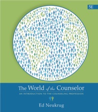 Cover image: The World of the Counselor: An Introduction to the Counseling Profession 5th edition 9781305831780