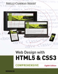Cover image: Web Design with HTML & CSS3: Comprehensive 8th edition 9781337420273
