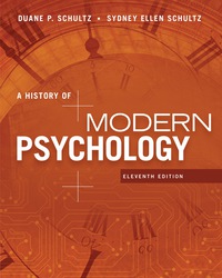 Cover image: A History of Modern Psychology 11th edition 9781337013239