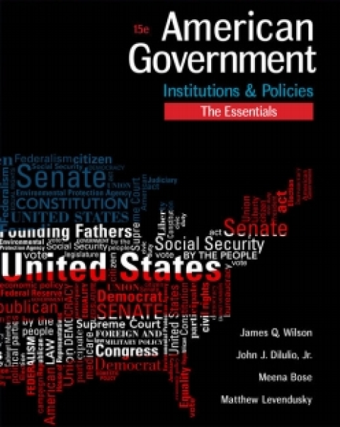 Cover image for book MindTap Political Science for Wilson/DiIulio, Jr./Bose/Levendusky's American Government: Institutions and Policies, 15th Edition, [Instant Access], 1 term (6 months)