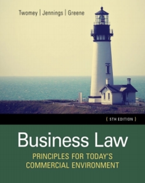 Cover image for book MindTap Business Law for Twomey/Jennings/Greene's Business Law: Principles for Today's Commercial Environment, 5th Edition, [Instant Access], 2 terms (12 months)