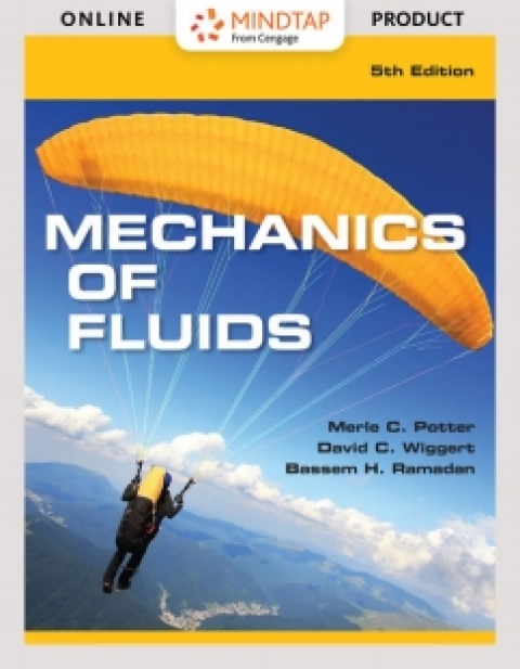 Cover image for book MindTap Engineering for Potter/Wiggert/Ramadan's Mechanics of Fluids, 5th Edition, [Instant Access], 1 term (6 months)