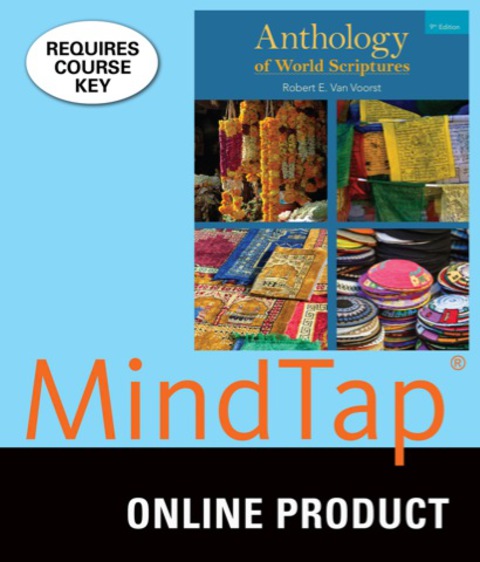 Cover image for book MindTap Religion for Van Voorst's Anthology of World Scriptures, 9th Edition, [Instant Access], 1 term (6 months)