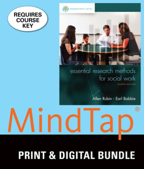 Cover image for book MindTap Social Work for Rubin/Babbie's Empowerment Series: Essential Research Methods for Social Work