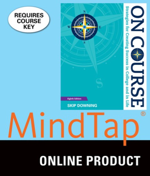Cover image for book MindTap College Success for Downing's On Course, 8th Edition, [Instant Access], 1 term (6 months)