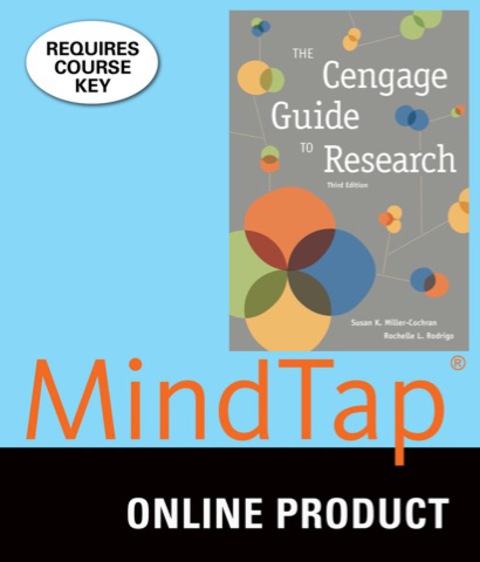 Cover image for book MindTap English for Miller-Cochran/Rodrigo's Cengage Guide to Research, 3rd Edition, [Instant Access], 1 term (6 months)