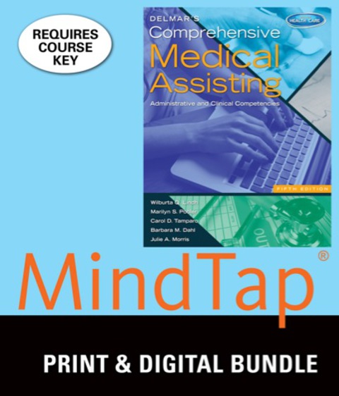 Cover image for book MindTap Medical Assisting for Delmar's Comprehensive Medical Assisting: Administrative and Clinical Competencies, 5th Edition, [Instant Access], 4 terms (24 months)