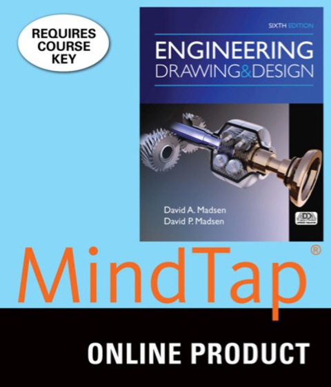 Cover image for book MindTap Drafting for Madsen/Madsen's Engineering Drawing and Design, 6th Edition, [Instant Access], 2 terms (12 months)