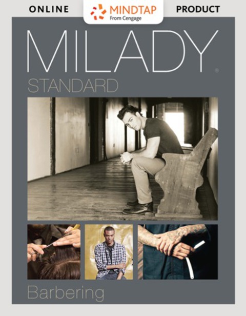 Cover image for book MindTap Beauty & Wellness for Milady Standard Barbering, 6th Edition, 4 terms (24 months)
