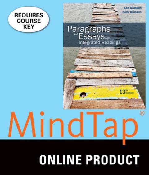 Cover image for book MindTap Developmental English for Brandon/Brandon's Paragraphs and Essays with Integrated Readings, 13th Edition, [Instant Access], 1 term (6 months)