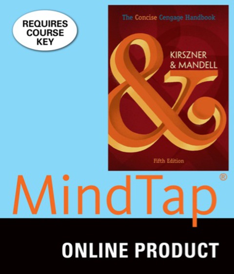 Cover image for book MindTap English for Kirszner/Mandell's The Concise Cengage Handbook, 5th Edition, [Instant Access], 2 terms (12 months)