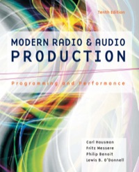 Cover image: Modern Radio and Audio Production: Programming and Performance 10th edition 9781305077492
