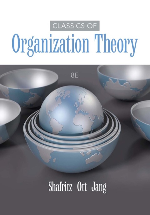 Cover image for book Classics of Organization Theory