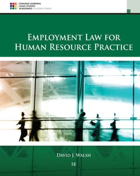 Cover image for book Employment Law for Human Resource Practice