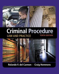 Cover image: Criminal Procedure: Law and Practice 10th edition 9781305975897