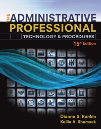 Cover image: The Administrative Professional: Technology & Procedures 15th edition 9781305581166