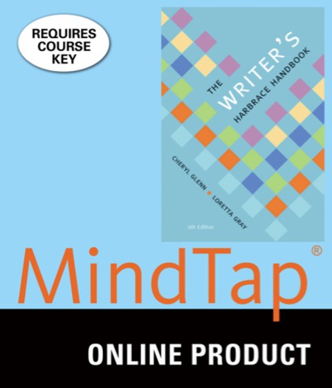 Cover image for book MindTap English for Glenn/Gray's The Writer's Harbrace Handbook