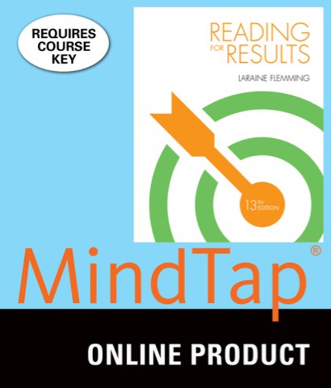 Cover image for book MindTap Developmental English for Flemming's Reading for Results, 13th Edition, [Instant Access], 1 term (6 months)