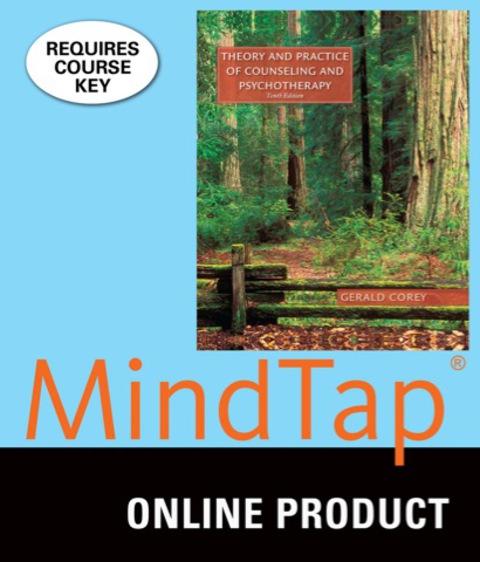 Cover image for book MindTap Counseling for Corey's Theory and Practice of Counseling and Psychotherapy and Case Approach