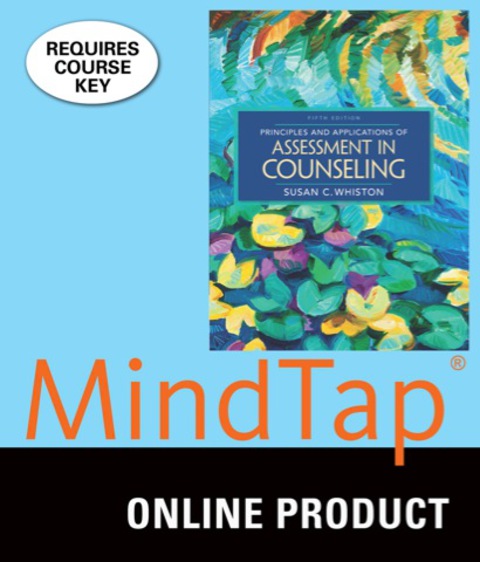 Cover image for book MindTap Counseling for Whiston's Principles and Applications of Assessment in Counseling, 5th Edition, [Instant Access], 1 term (6 months)