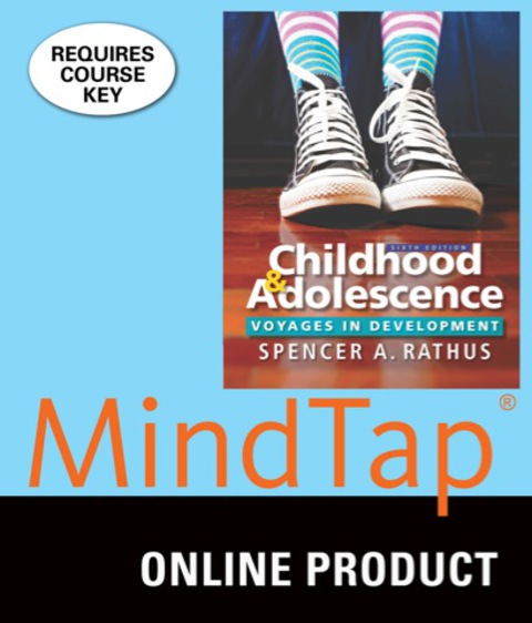Cover image for book MindTap Psychology for Rathus' Childhood and Adolescence: Voyages in Development