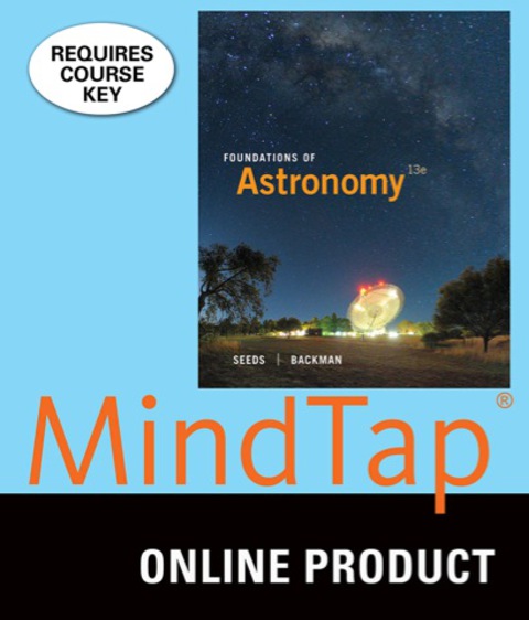Cover image for book MindTap Astronomy for Seeds/Backman's Foundations of Astronomy, 13th Edition, [Instant Access], 1 term (6 months)