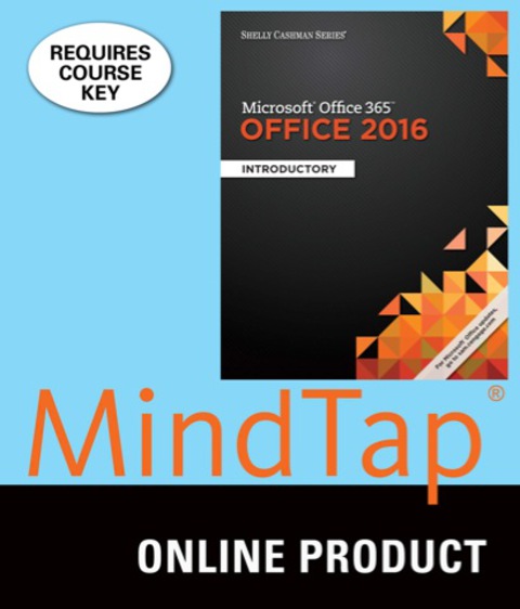 Cover image for book MindTap Computing for Vermaat/Freund/Hoisington/Schmieder/Last/Pratt/Sebok/Starks' Shelly Cashman Series Microsoft Office 365 & Office 2016: Introductory, 1st Edition, [Instant Access], 1 term (6 months)