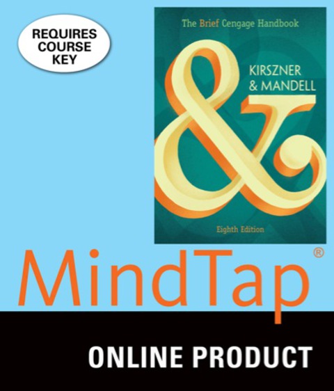 Cover image for book MindTap English for Kirszner/Mandell's The Brief Cengage Handbook, 8th Edition, [Instant Access], 1 term (6 months)