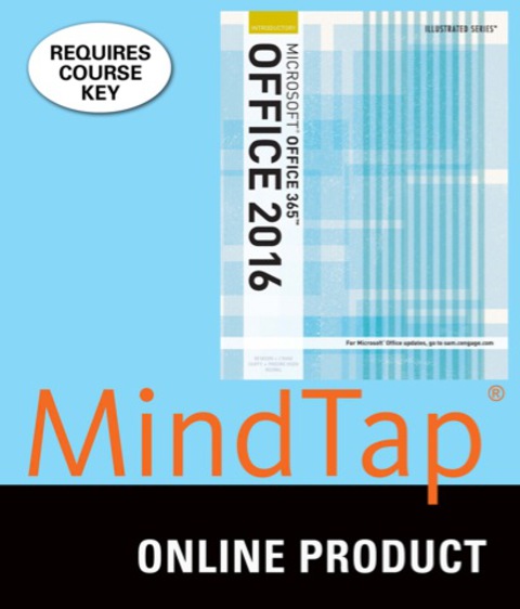 Cover image for book MindTap Computing for Beskeen/Cram/Duffy/Friedrichsen/Reding's Illustrated Microsoft Office 365 & Office 2016: Introductory, 1st Edition, [Instant Access], 2 terms (12 months)
