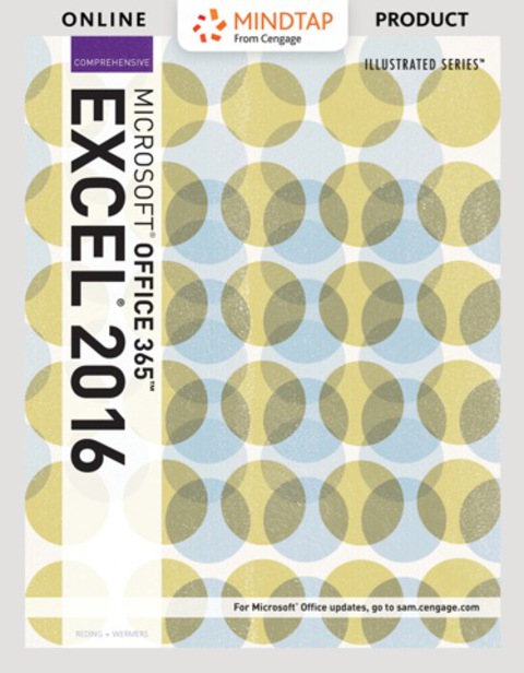 Cover image for book MindTap Computing for Reding/Wermers Illustrated Microsoft Office 365 & Excel 2016: Comprehensive, 1st Edition, [Instant Access], 2 terms (12 months)