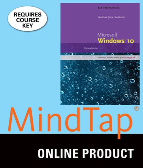 Cover image for book MindTap Computing for Ruffolo's New Perspectives Microsoft Windows 10: Comprehensive, 1st Edition, [Instant Access], 1 term (6 months)