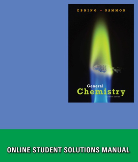 Cover image for book Student Solutions Manual for Ebbing/Gammon's General Chemistry