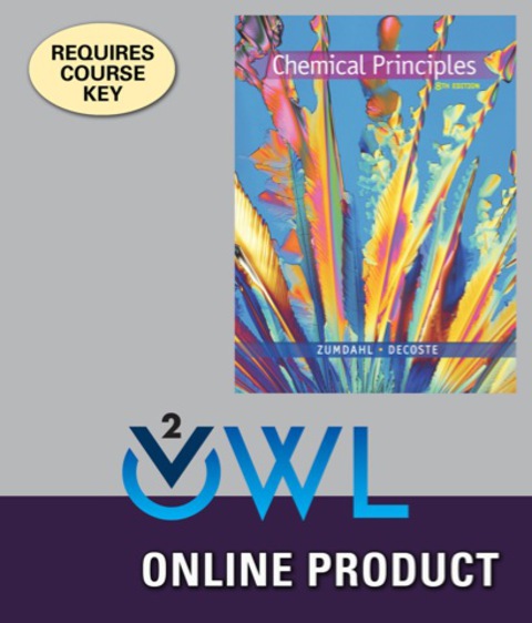 Cover image for book OWLv2 with MindTap Reader and Student Solutions Manual for Zumdahl/DeCoste's Chemical Principles, 8th Edition, [Instant Access], 4 terms (24 months)