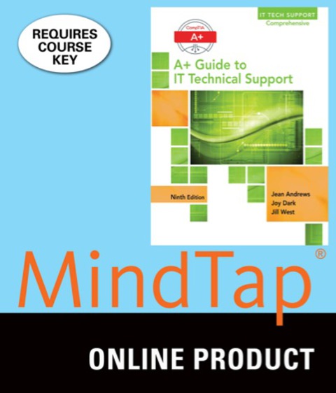 Cover image for book MindTap Computing for Andrews' A+ Guide for IT Technical Support, 9th Edition, [Instant Access], 1 term (6 months)