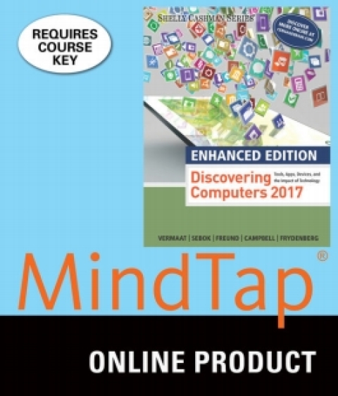 Cover image for book MindTap Computing for Vermaat/Sebok/Freund/Frydenberg/Campbell's Enhanced Discovering Computers 2017, 1st Edition, [Instant Access], 2 terms (12 months)