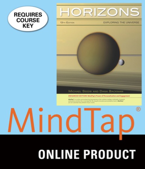 Cover image for book MindTap Astronomy for Seeds/Backman's Horizons, Enhanced Edition, 13th Edition, [Instant Access], 1 term (6 months)