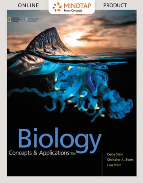 Cover image for book MindTap Biology for Starr/Evers/Starr's Biology: Concepts and Applications