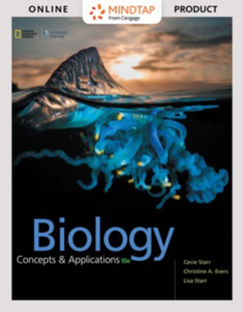 Cover image for book MindTap Biology for Starr/Evers/Starr's Biology: Concepts and Applications, 10th Edition, [Instant Access], 2 terms (12 months)