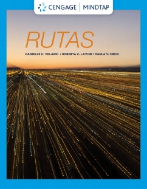 Cover image for book MindTap Spanish for Velardi/Lavine/Crocis Rutas: Intermediate Spanish, 1st Edition [Instant Access], 1 term