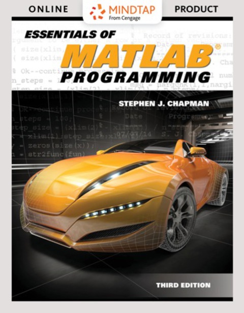 Cover image for book MindTap Engineering for Chapman's Essentials of MATLAB Programming, 3rd Edition, [Instant Access], 1 term (6 months)