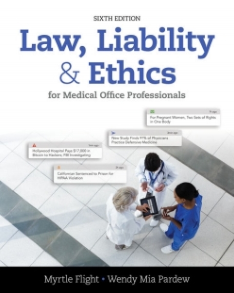 Cover image for book MindTap Medical Assisting for Flight/Pardew's Law, Liability, and Ethics for Medical Office Professionals, 6th Edition