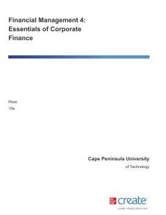FINANCIAL MANAGEMENT 4 (CPUT)