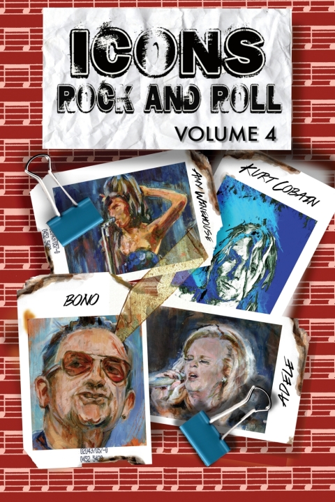 Cover image for book Orbit: Icons of Rock and Roll #4: Kurt Cobain, Amy Winehouse, Adele & Bono